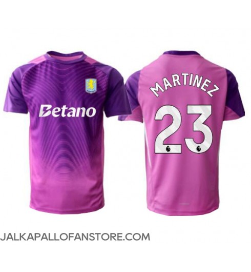 Aston Villa Emiliano Martinez #23 Maalivahdin Kolmaspaita 2025-26 Lyhythihainen Aston Villa Emiliano Martinez #23 Maalivahdin Kolmaspaita 2025-26 Lyhythihainen